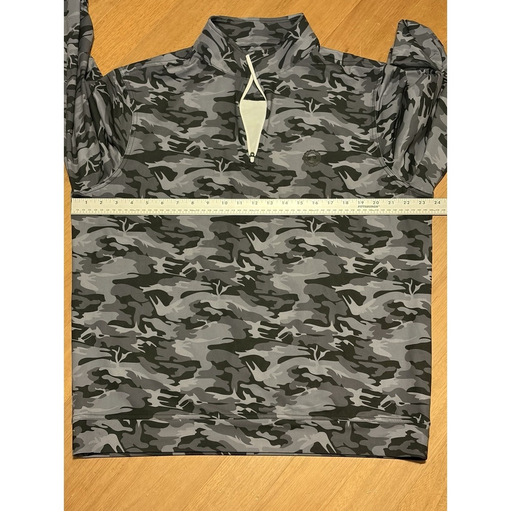 Cisco Brewers Nantucket Sun Shirt 1/4 Zip Large Camo Fishing Beach UPF Cape Cod - Picture 11 of 12